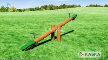 Simple wooden seesaw - K-10