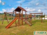 Playground de Madeira - Eucalipto Tratado - Ref. 222 - Casa do Tarzan Aventura - KASKA